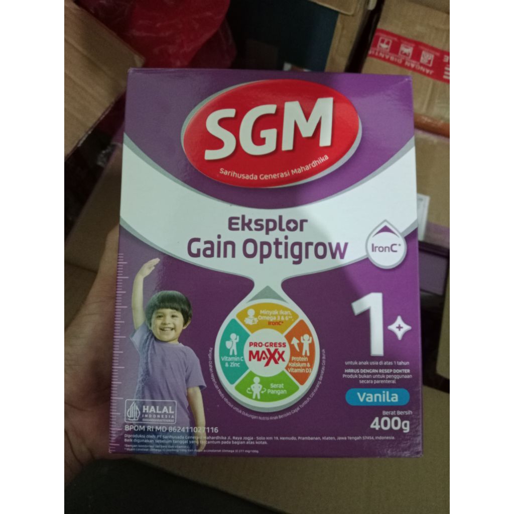 ready Sgm gain1+ 400gr (Expired feb 2028)