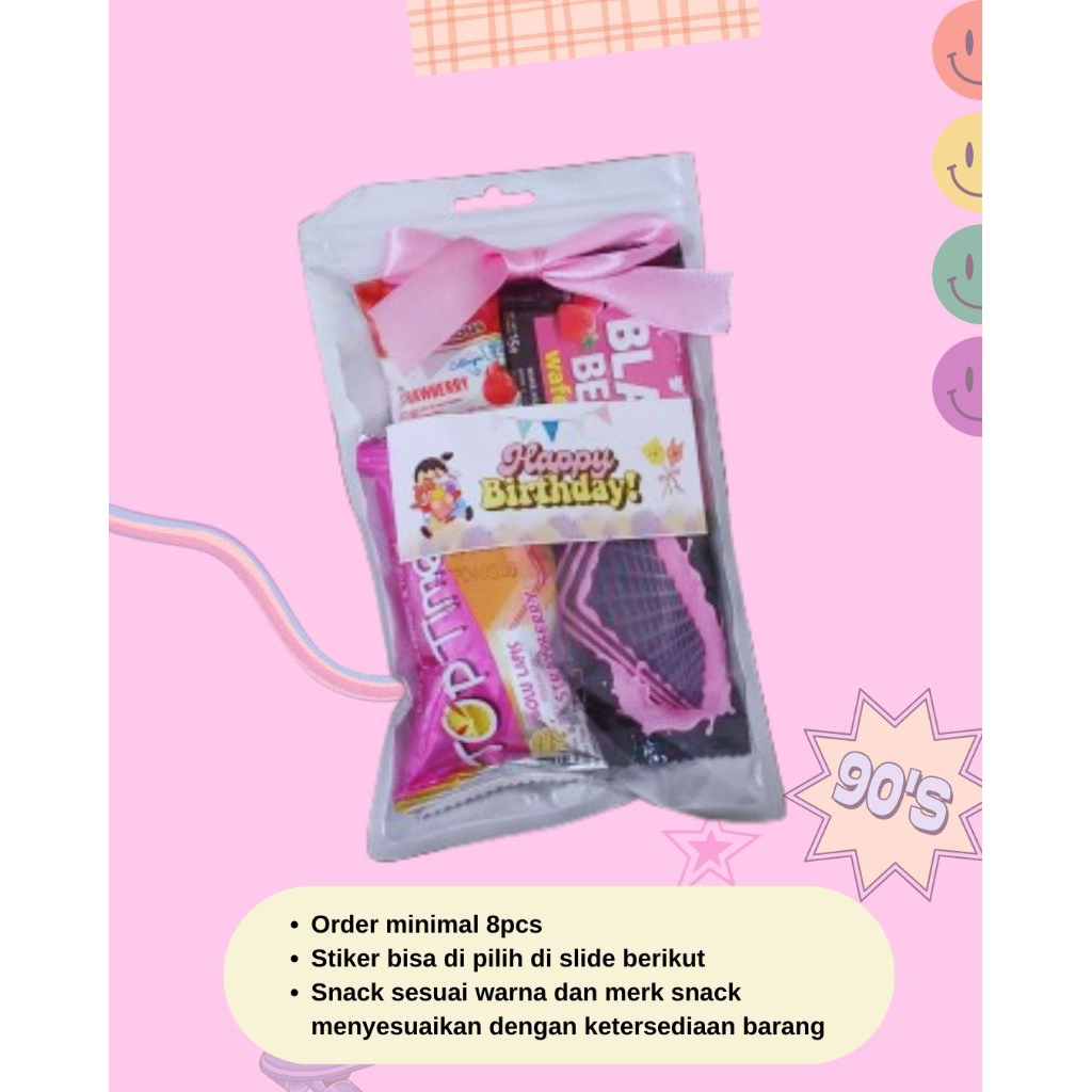 

NAMIO. MINI GIFT SNACK ( WARNA PINK)/ ULANG TAHUN/ HARI RAYA / NATAL/ IDUL ADHA / IDUL FITRI / GRADUATION