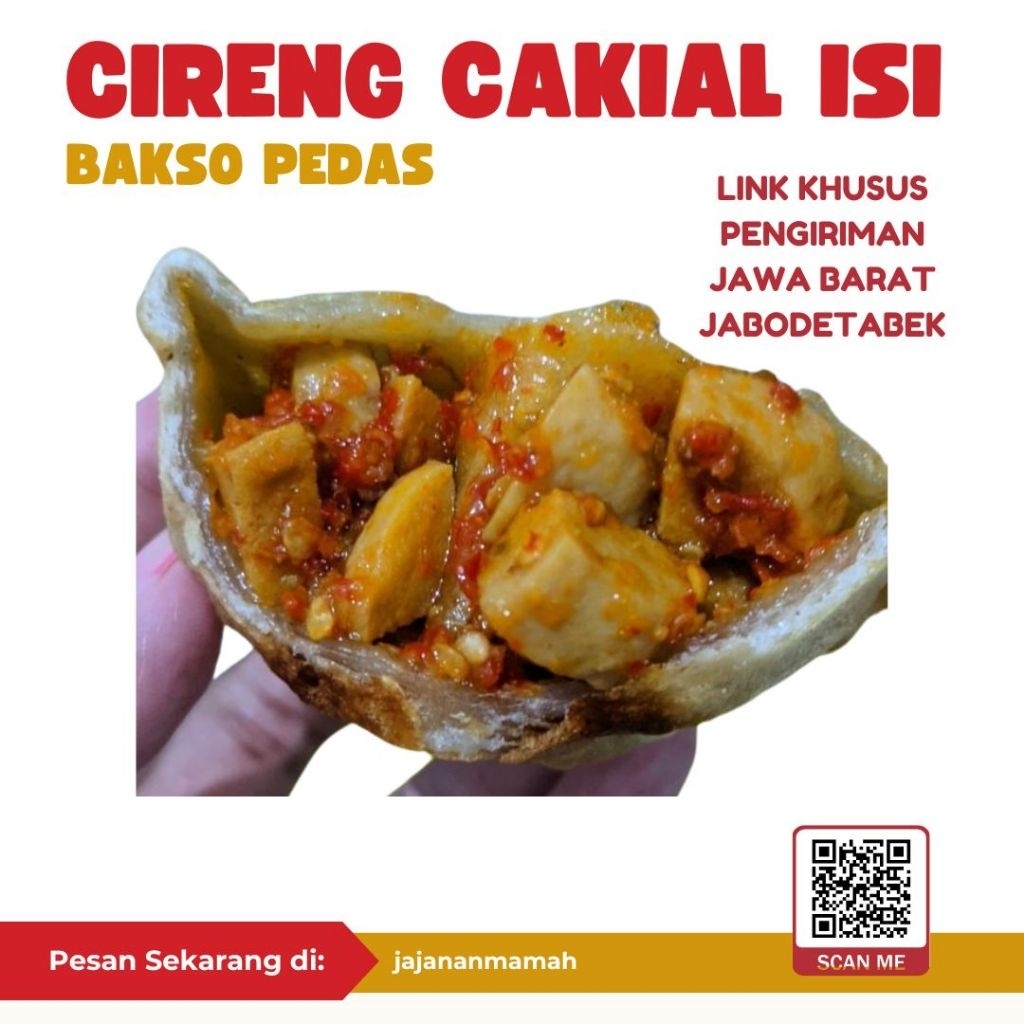 

CIRENG ISI CAKIAL BAKSO, UKURAN IMUT REGULER GIANT, Jabodetabek dan jawa barat