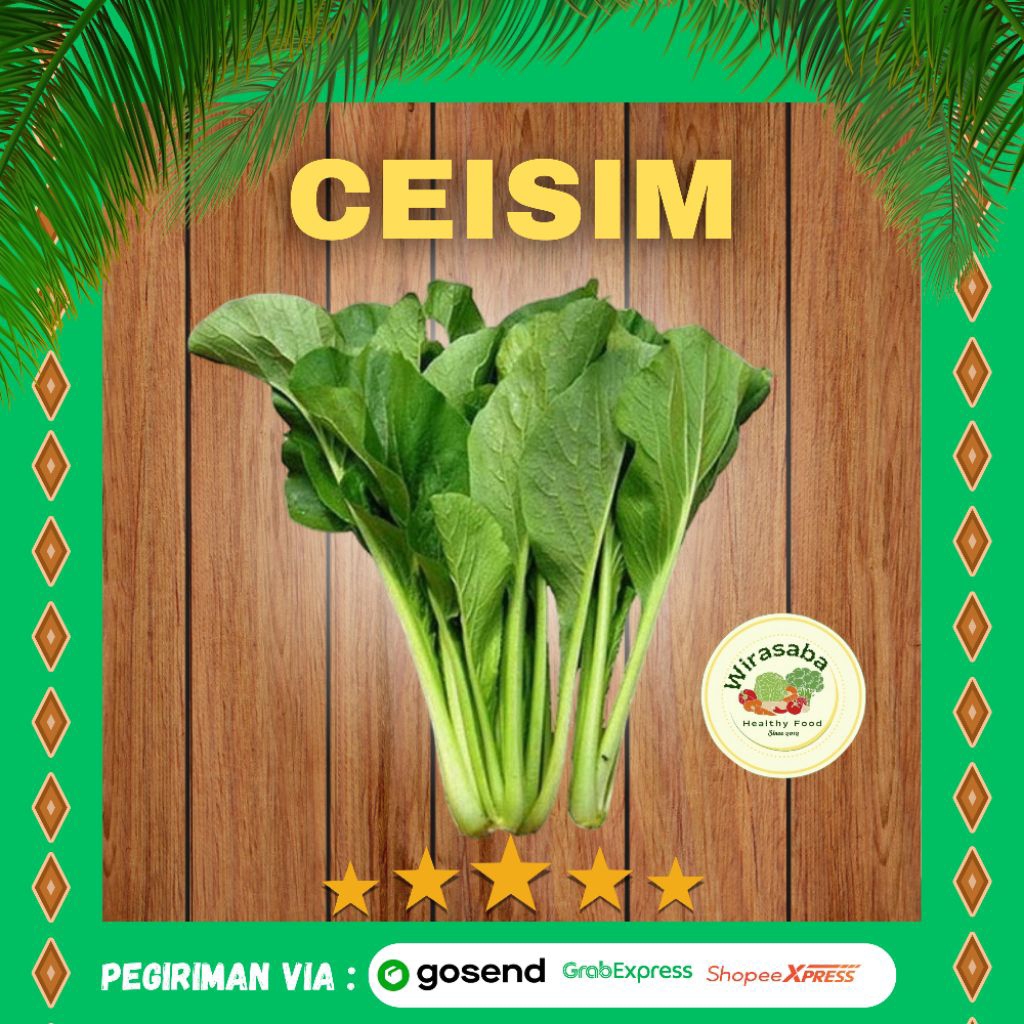 

Sayuran Cesim/Caisim per 250gr/1ons