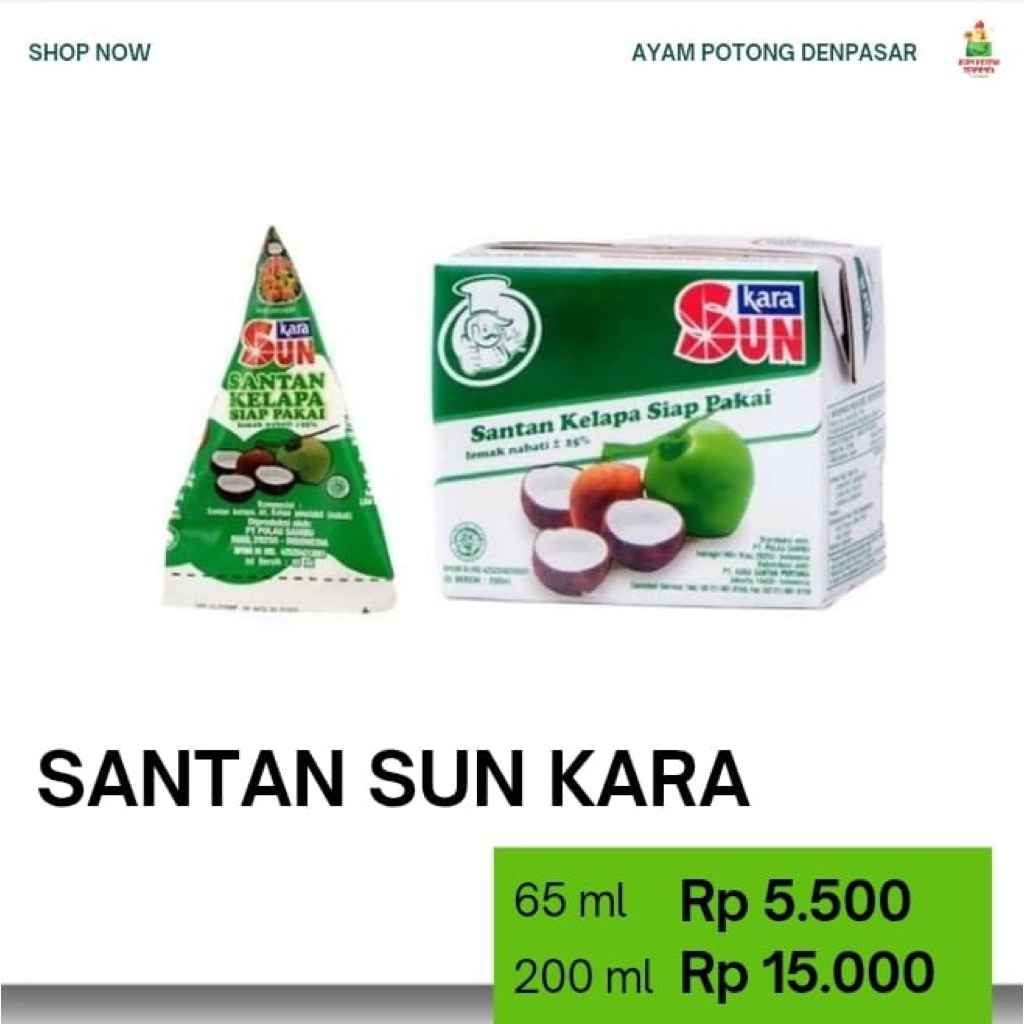 

SANTAN SUN KARA 65ml & 200ml