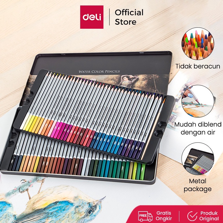 

KODE H45U Deli Pensil Warna 24364872 Warna PCS tidak beracun dapat dicuci dan teknologi hybrid 6524