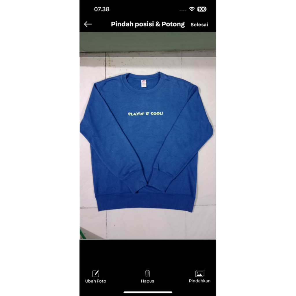 Crewneck sweater Uniqlo x Mickey mouse x Keith haring vintage second