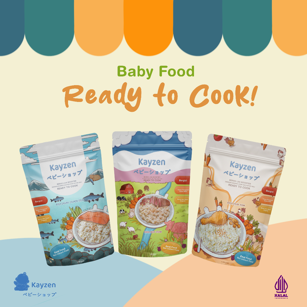 

Kayzen baby mpasi organik bubur bayi beras laa booster