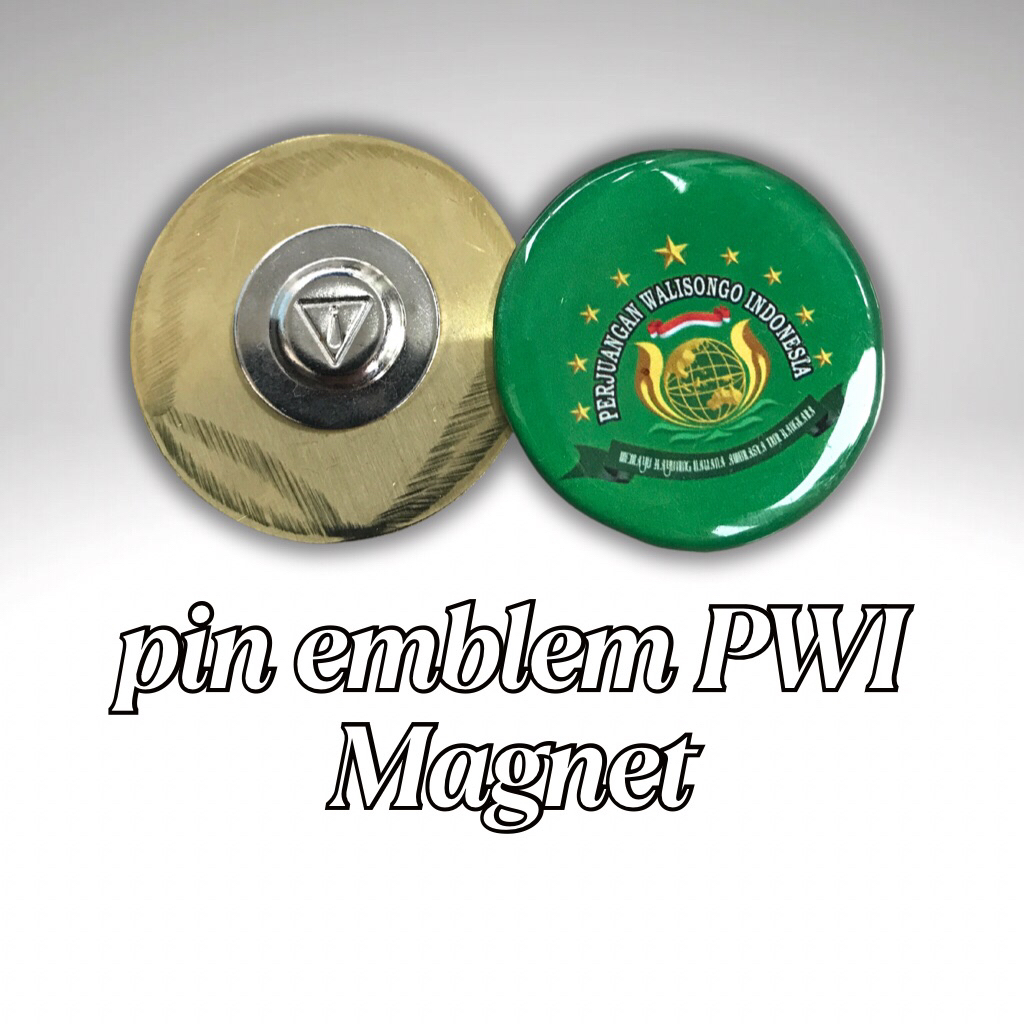 PIN EMBLEM PWI LS KUNINGAN MAGNET
