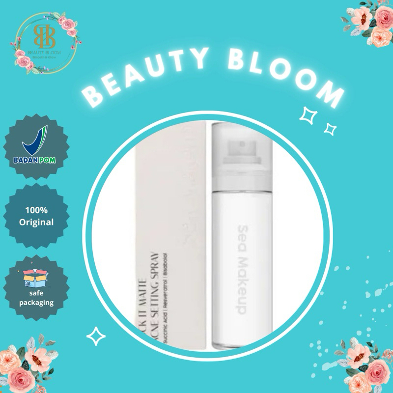 SEA MAKEUP Lock It Matte Acne Setting Spray / Setting Spray Sea Makeup
