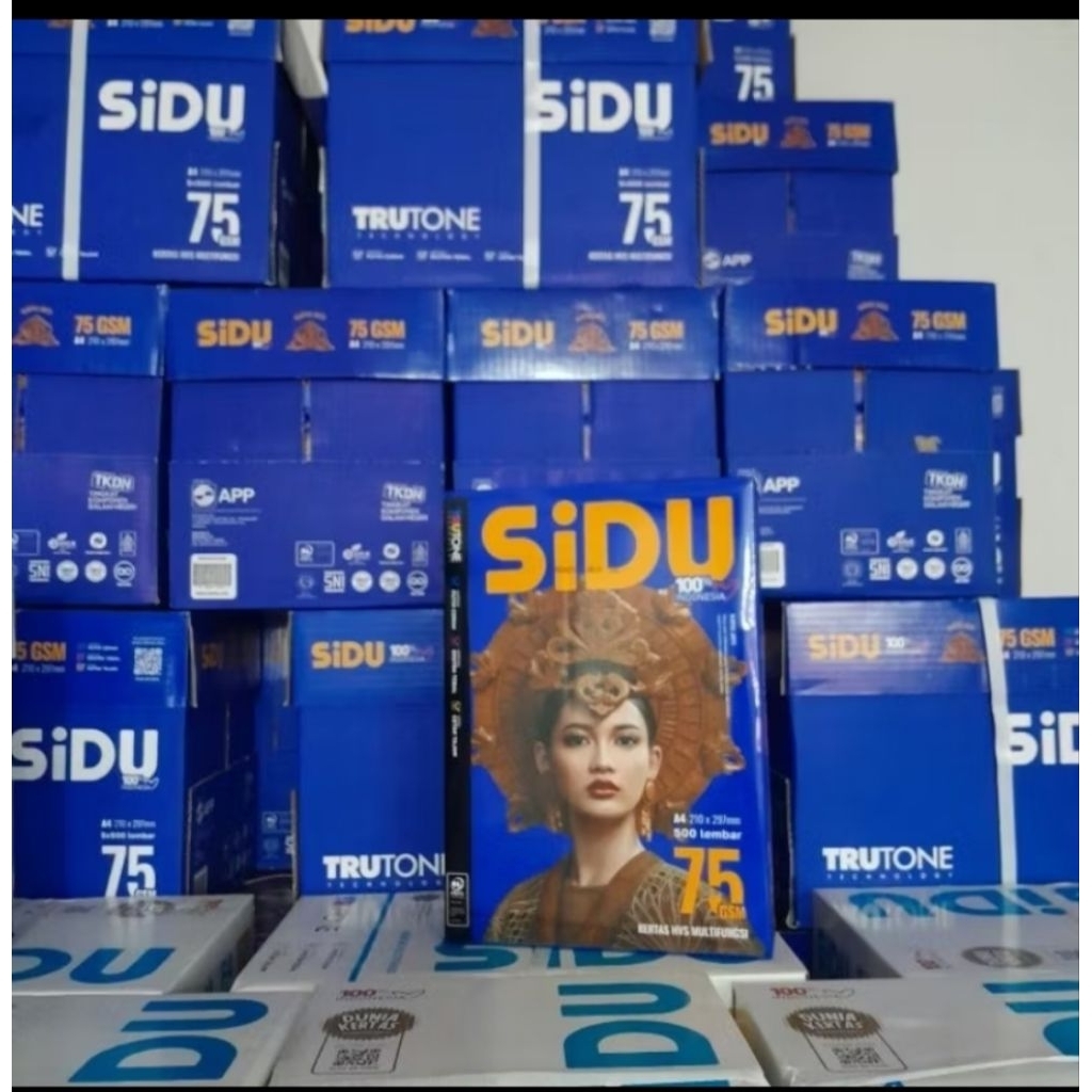 

1 Dos Isi 5 Rim Kertas HVS Sidu A4, A4s, F4,Kertas Print dan Kertas Copy