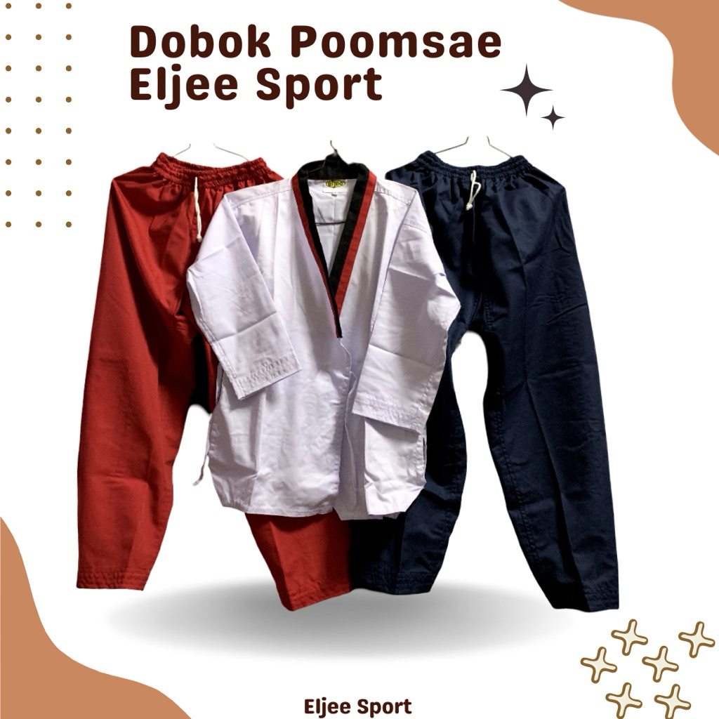 Dobok / Seragam Taekwondo Poomsae Eljee Sport Junior & Senior