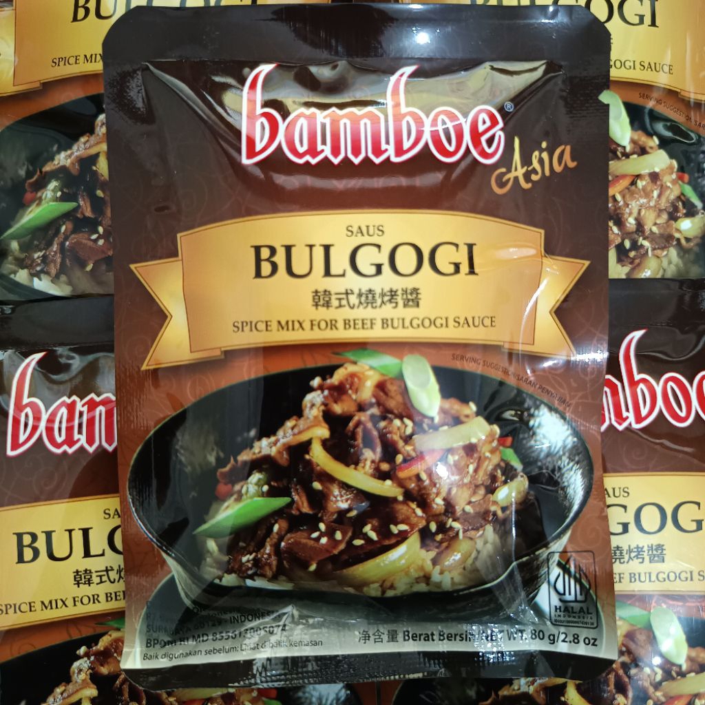 

Bamboe Asia Bulgogi / Lada Hitam / Teriyaki / Tom Yum / Laksa