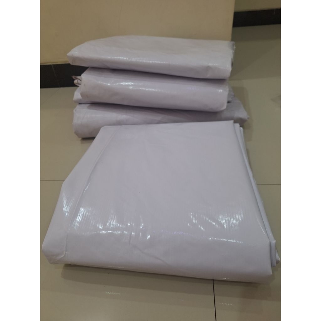 Latopia_ Benner/Baliho/Spanduk/Mmt Gagal Cetak Putih Polos (Kondisi ) Ukuran Custom