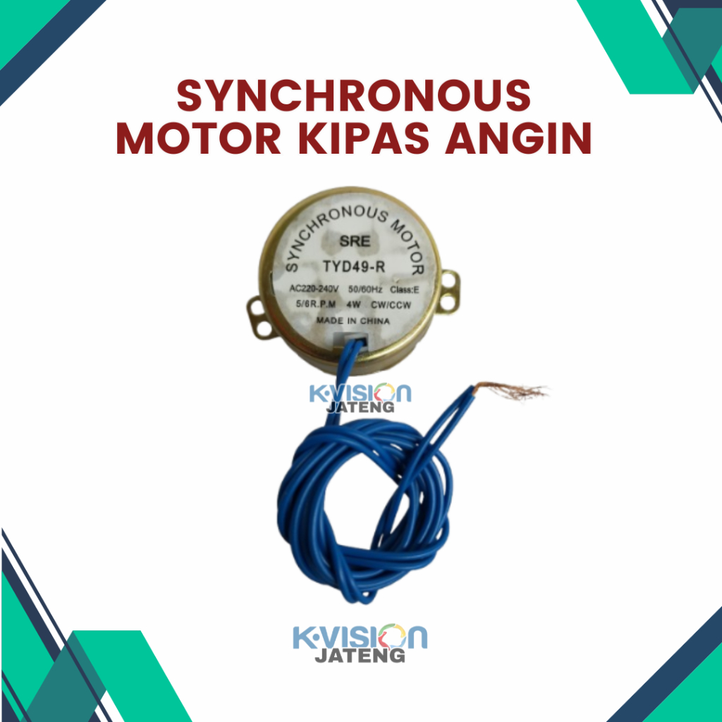 SYNCHRONOUS MOTOR KIPAS ANGIN ROTARY SWING KIPAS ANGIN UNIVERSAL