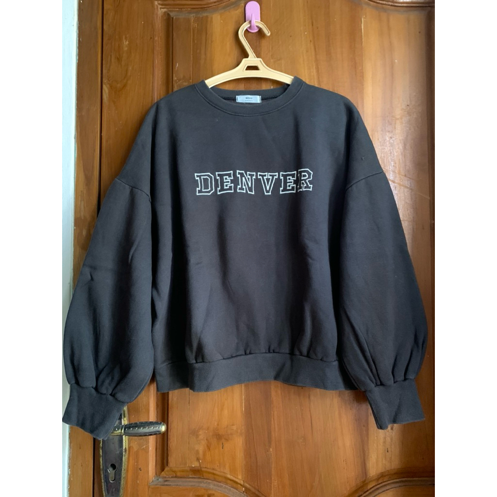 sweater lengan balon
