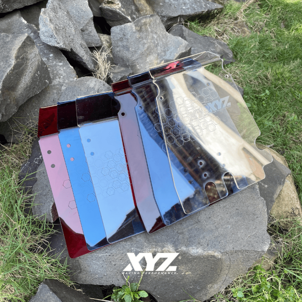 XYZ MIKA KARBU TABOKAN FILTER KARBU SLIM NINJA R SS RR OLD RR NEW ZX 150 KRR 150 AKRILIK ALUMINIUM