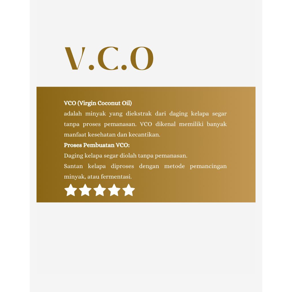 

Vco virgin coconut oil asli murni