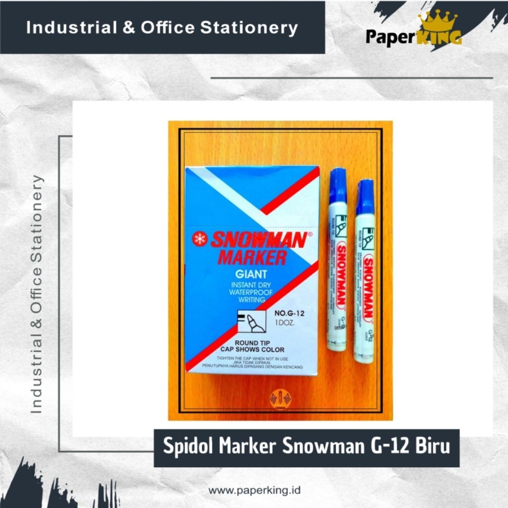 

Spidol Marker Snowman G-12