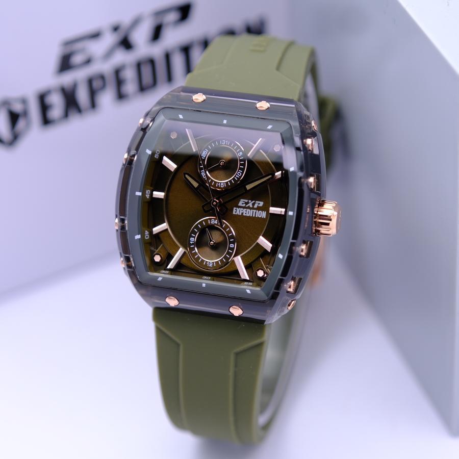 JAM TANGAN WANITA EXPEDITION E6814 E 6814 MF HIJAU GREEN ORIGINAL