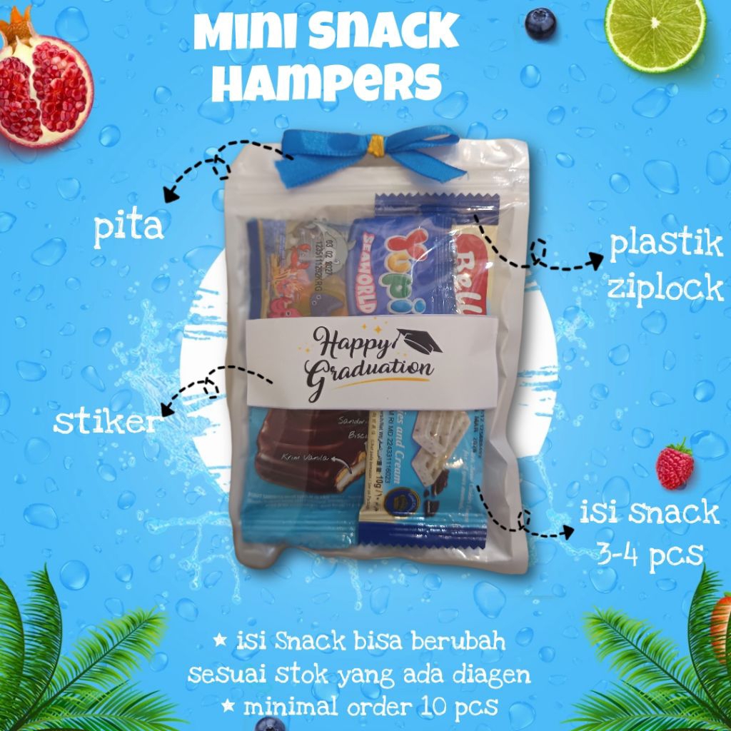 

Biru - Mini Gift Snack Hampers/ Snack Gift Ulang Tahun Min Order 10pcs