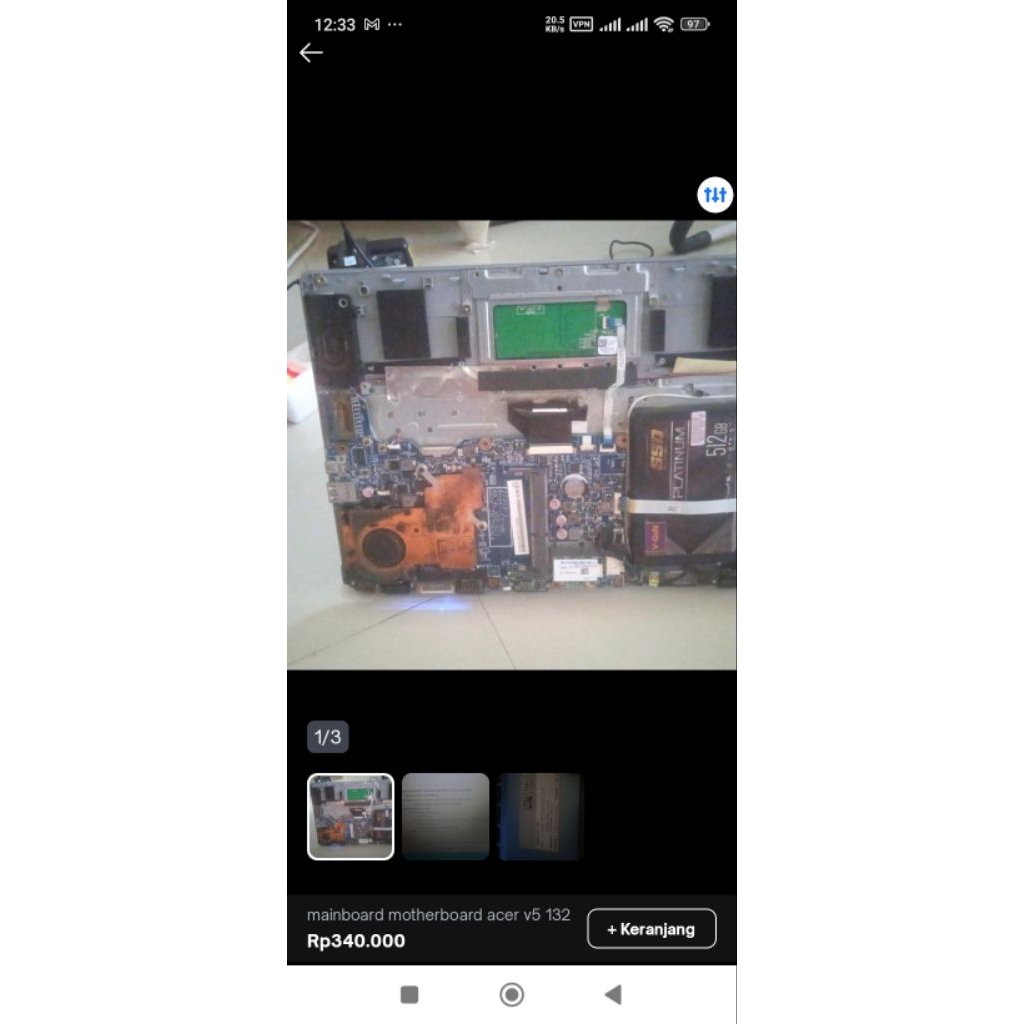 mainboard motherboard acer v5 132