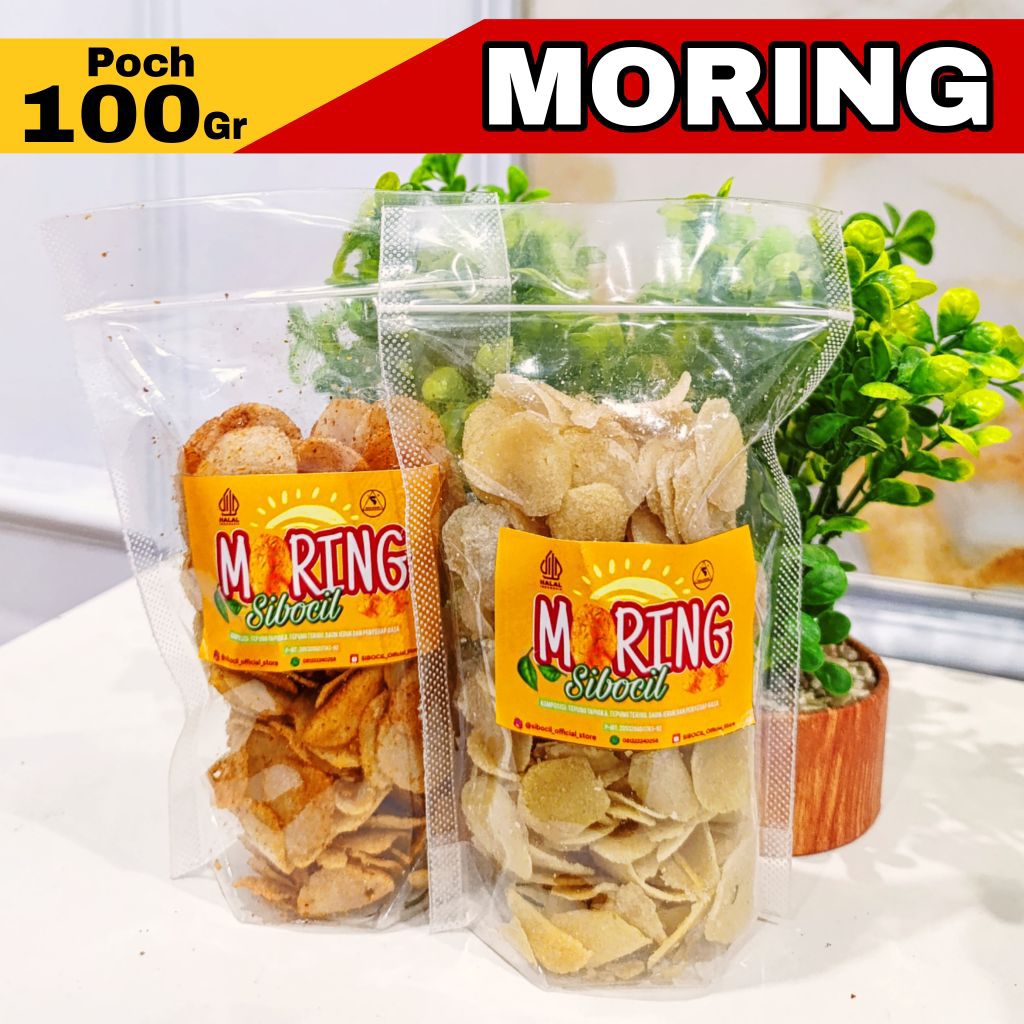 

Moring SIBOCIL 100 gr Keripik Pedas Daun Jeruk Cemilan Citruk morling basreng moring garut