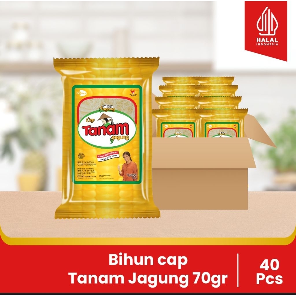 

Bihun Cap Tanam Jagung - 1 Bal - 20 Pcs - 160gr