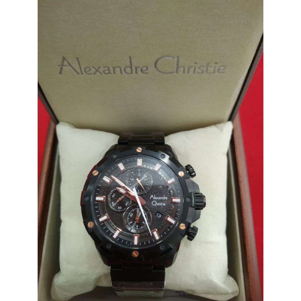 Jam Tangan Pria ALEXANDRE CHRISTIE 6602MC Original