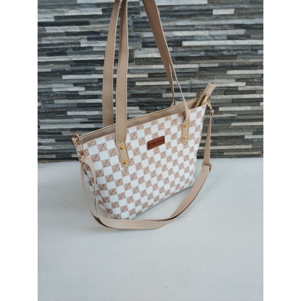 tote bag/tas ibu-ibu tali tenteng dan slempang