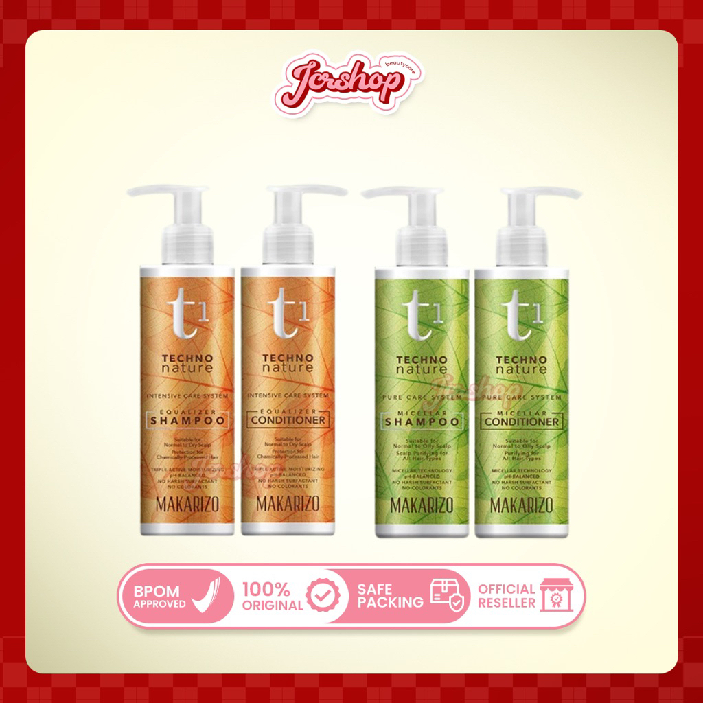 MAKARIZO T1 Techno Nature Micellar | Equalizer Shampoo & Conditioner