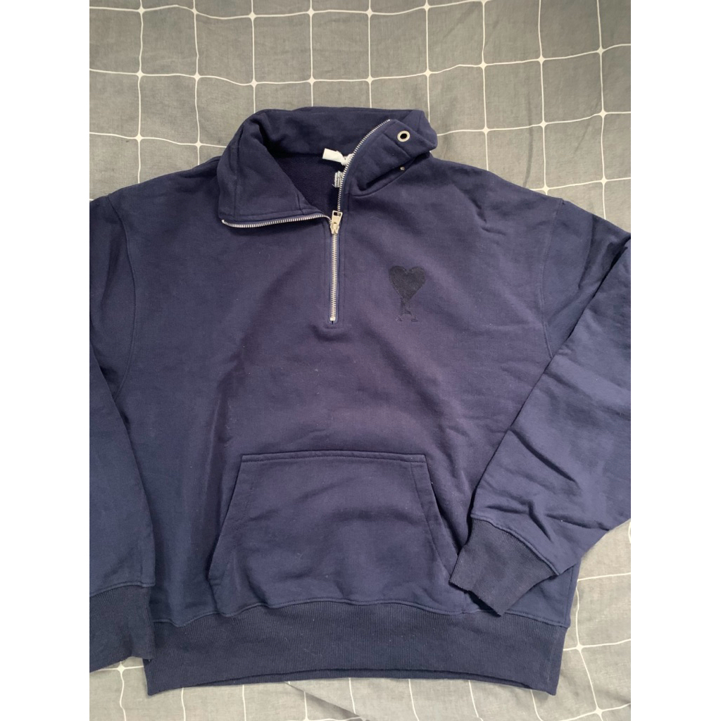 ami paris halfzip