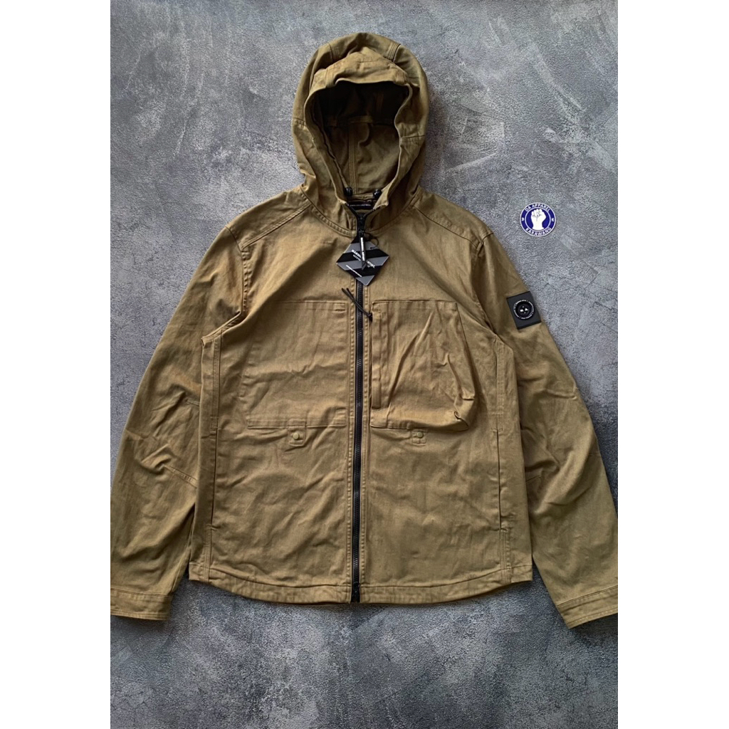 Ready Stok Marshall Artist Battaglia cotton overshirt Hood jacket olive