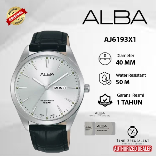ALBA Jam Tangan Pria AJ6193X1 Original Garansi Resmi 1 Tagun