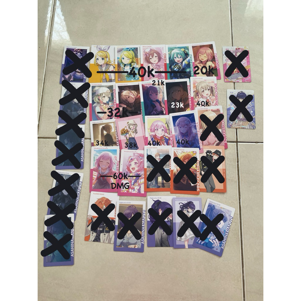 Project Sekai Wafer Epick Cards [DM DULU] (BACA DESKRIPSI)