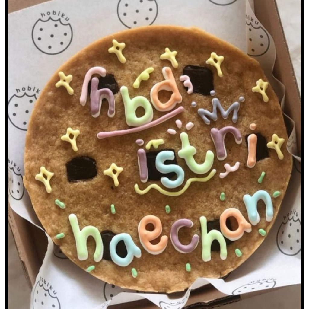 

[PO 1 Hari] BIRTHDAY CAKE | SOFT COOKIES CAKE | cookie cake Custom letter