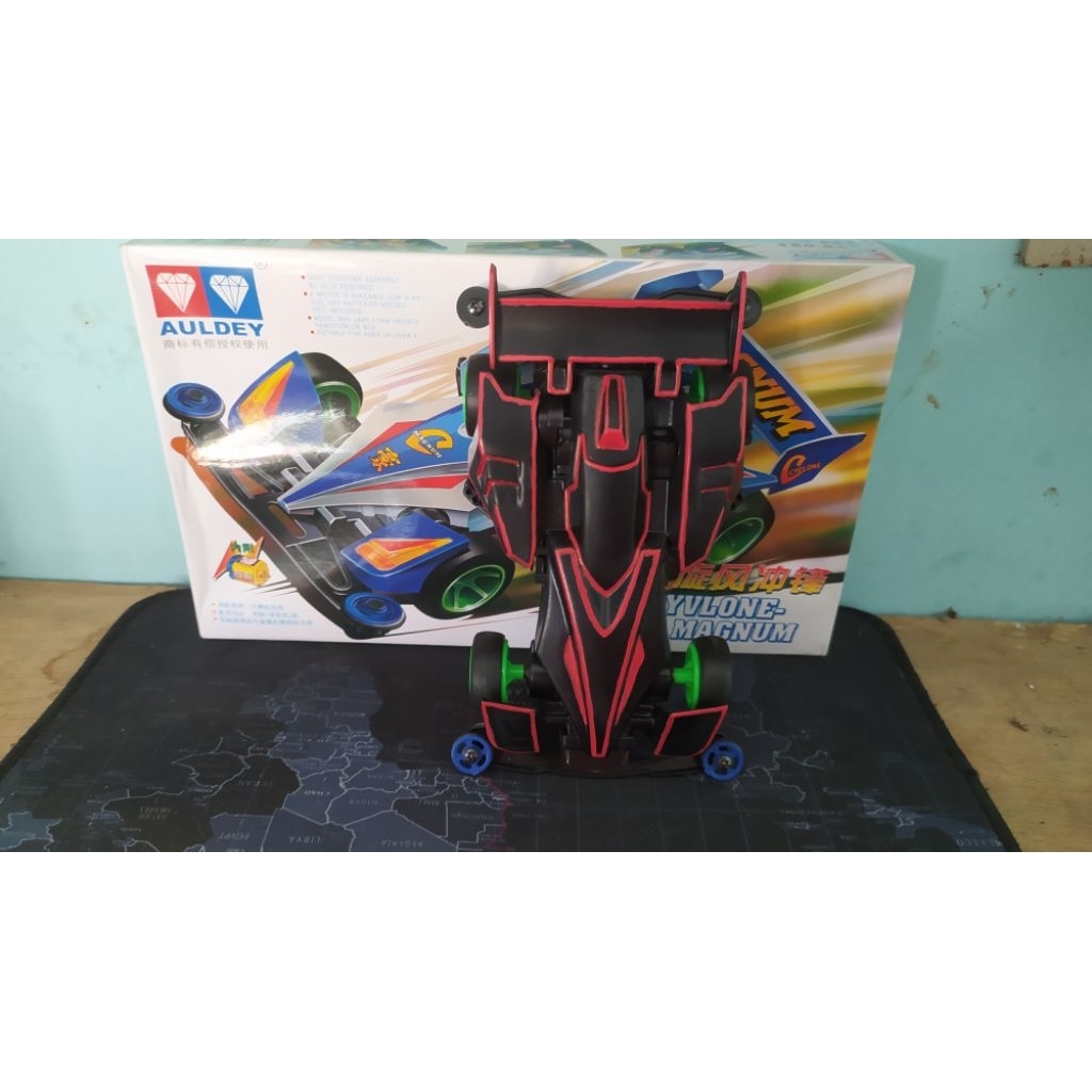 Replika Tamiya mini 4WD Cyclone Magnum repaint original auldey
