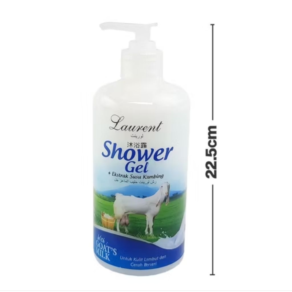 Laurent Sabun Mandi Cair 1 L Ekstrak Susu Kambing Shower Gel