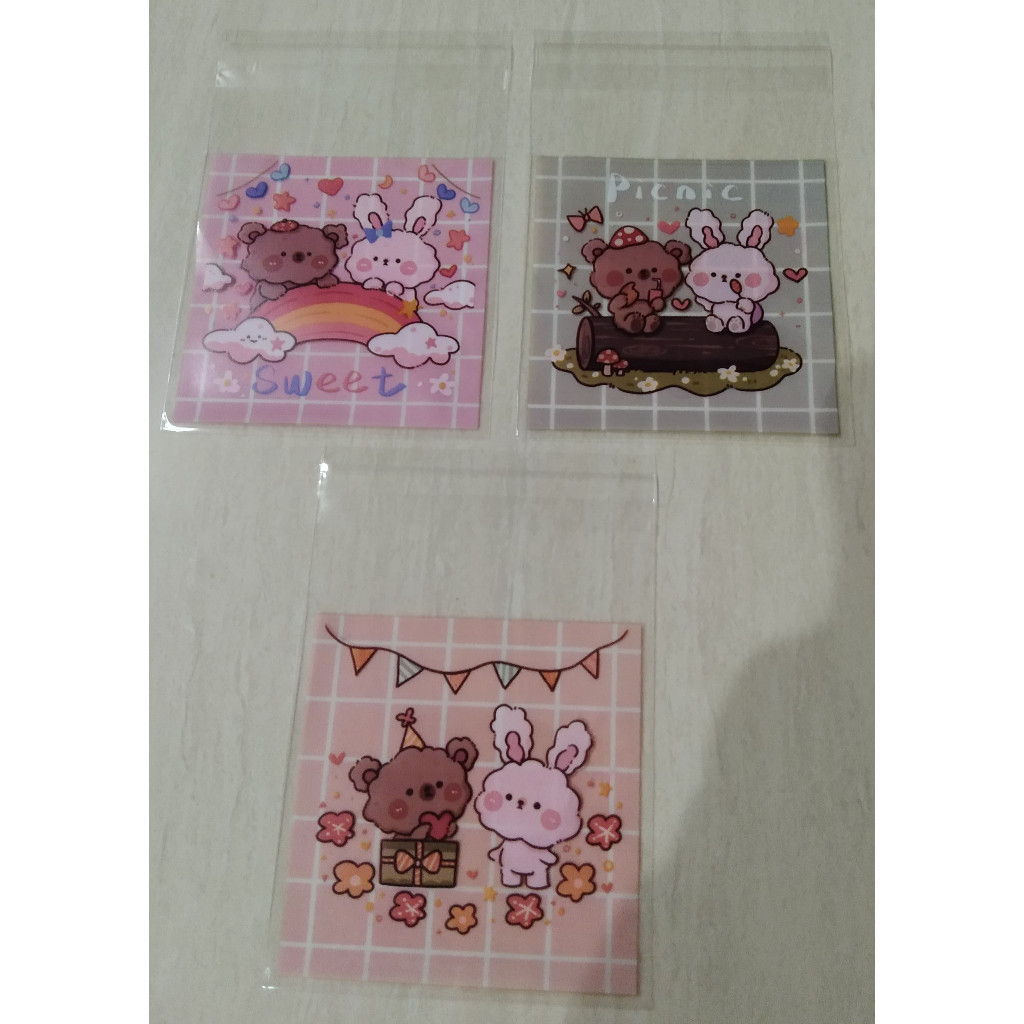 

Plastik Cookies Ukuran 7x7cm Motif Bear Rainbow Jual Perpcs