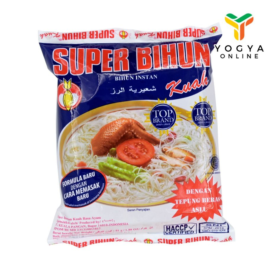 

Super Bihun Bihun Instant 51 Gr