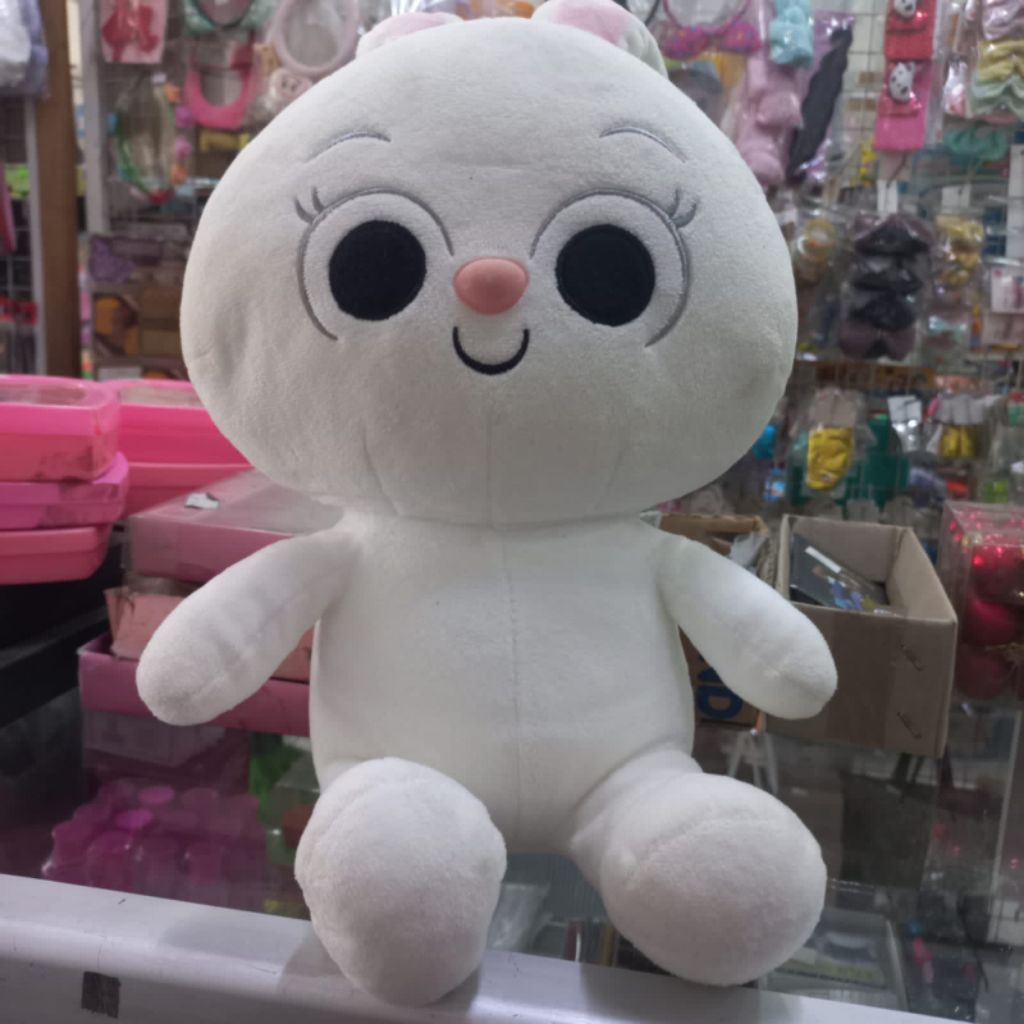 boneka kelinci putih besar