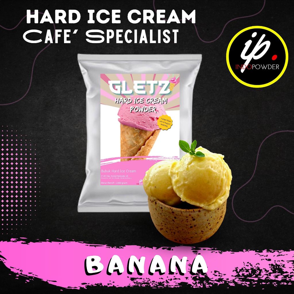 

IP Jakarta - Bubuk ES KRIM rasa BANANA 1Kg Untuk Ice Cream Scoop