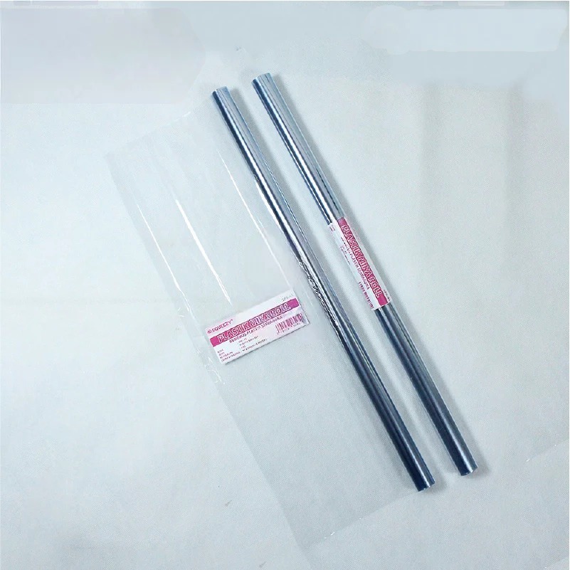 

Sampul Plastik Mika Roll Transparan Merek Squeezy Sampul Buku Panjang 5 Meter