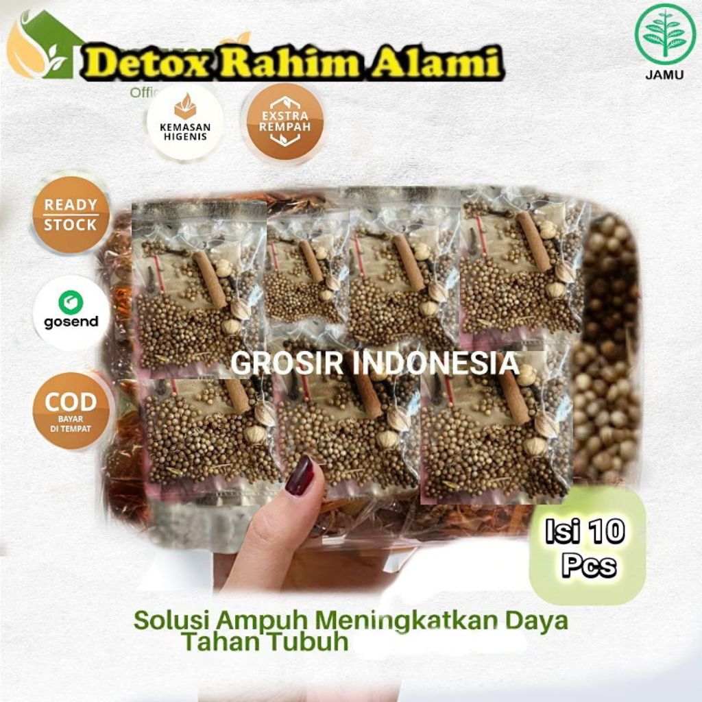 

1 Pack Isi 10 - Detok Rahim Hormonal Jsr Atasi Masalah Kewanitaan