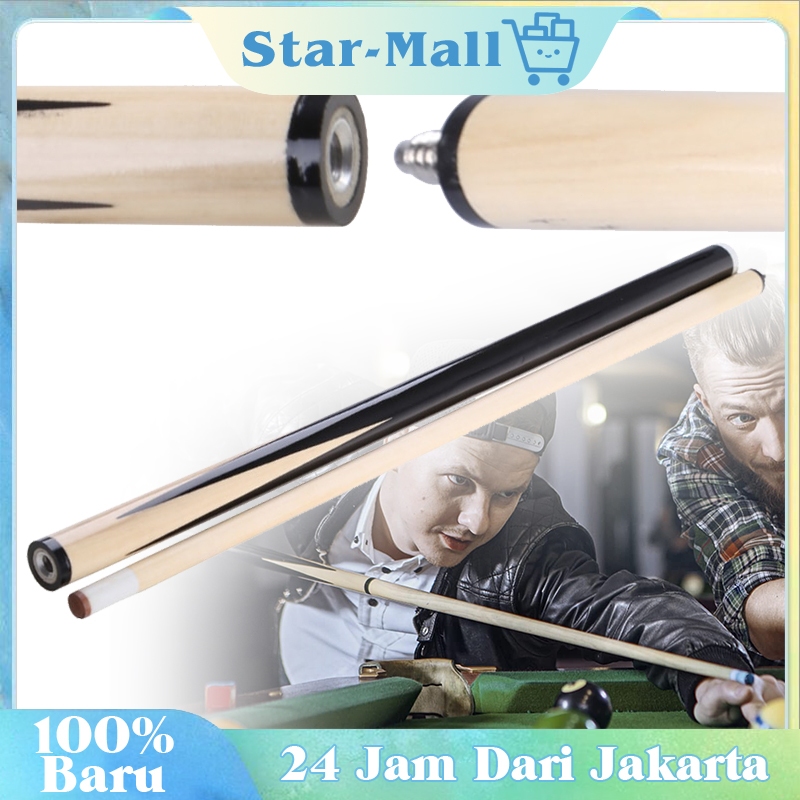 Cue Billiard Dapat Dilepas / Billiard Break Cue / Cue Kayu Maple Birch
