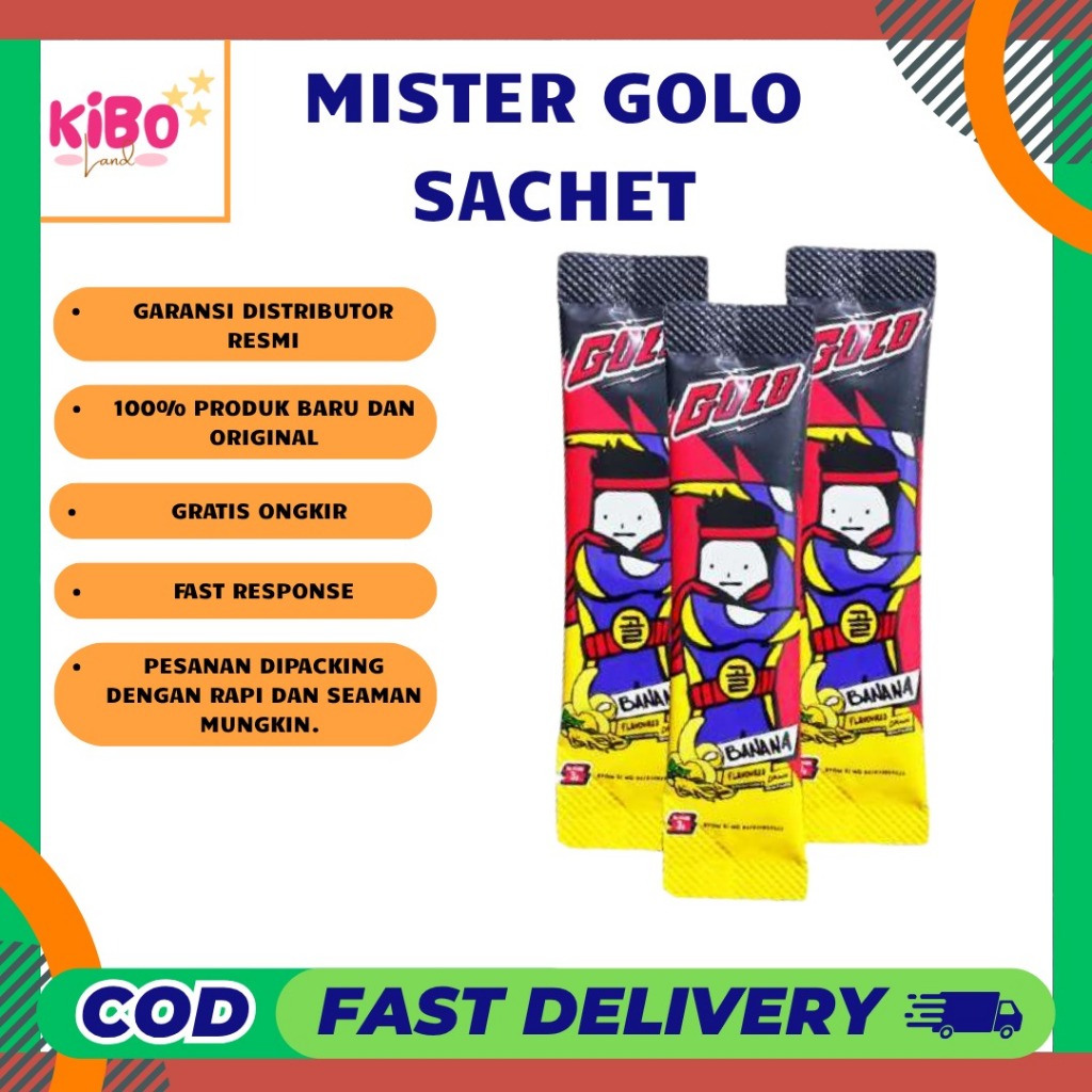 

[BUNDLING 3 PCS] Mister Golo Ginseng Per 3 PCS Original Rasa Banana Minuman Gingseng Botanical