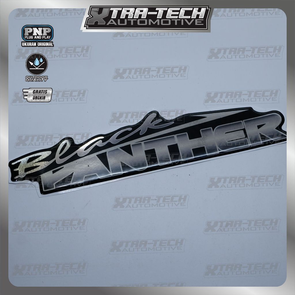 Emblem timbul isuzu black panther / emblem black panther / emblem isuzu panther limited edition