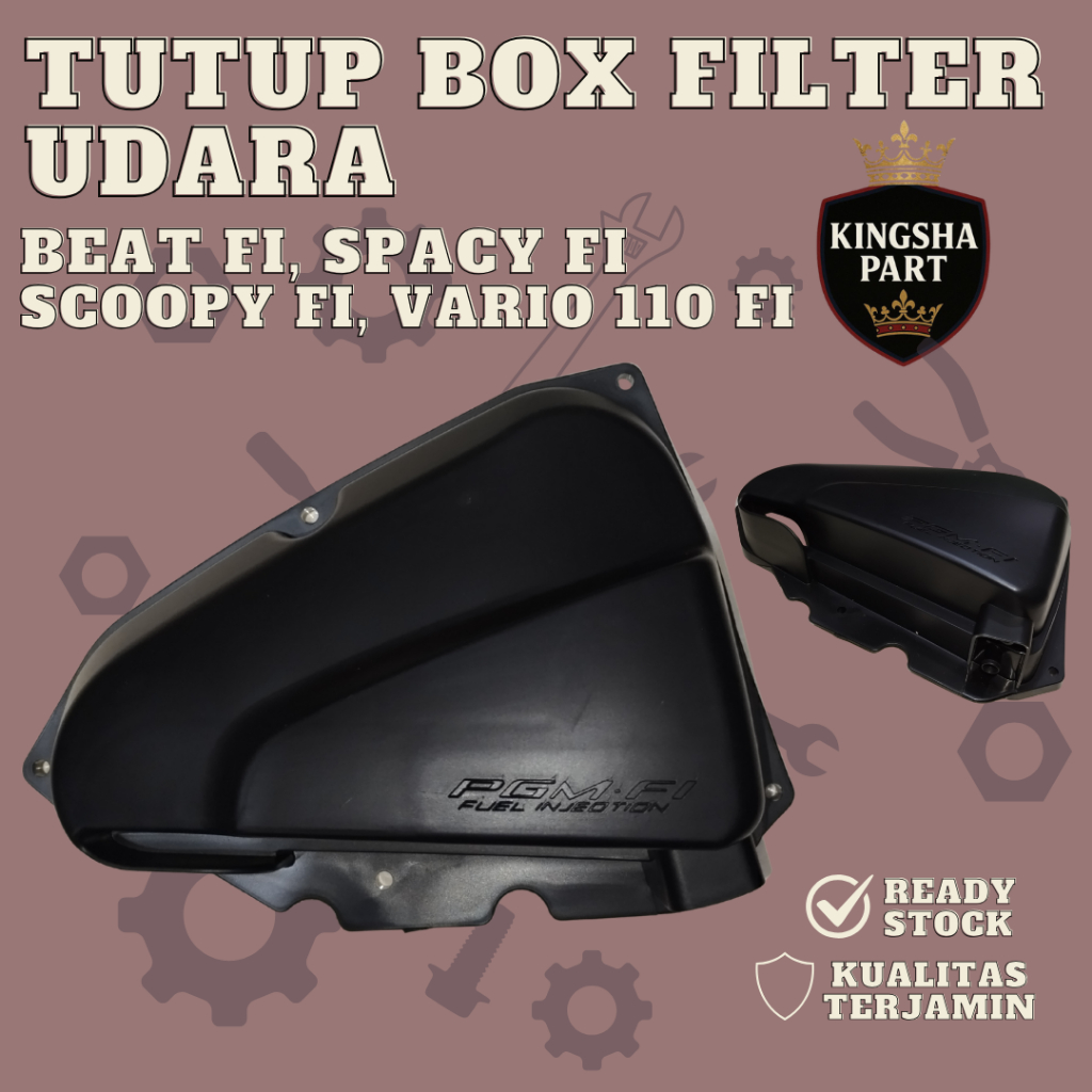 Tutup Box Filter Udara Beat FI Scoopy FI Cover Tutup Box Filter Spacy FI Vario 110 FI