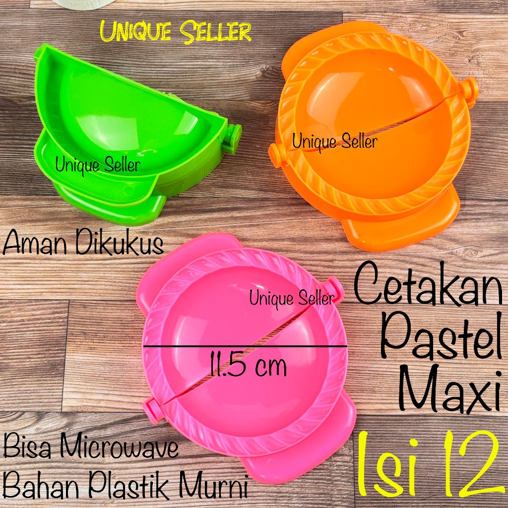 [Isi12] Cetakan Pastel Gyoza Jalangkote Dumpling Pangsit 11.5 cm 11.5cm 11,5 cm 11,5cm Besar MAXI