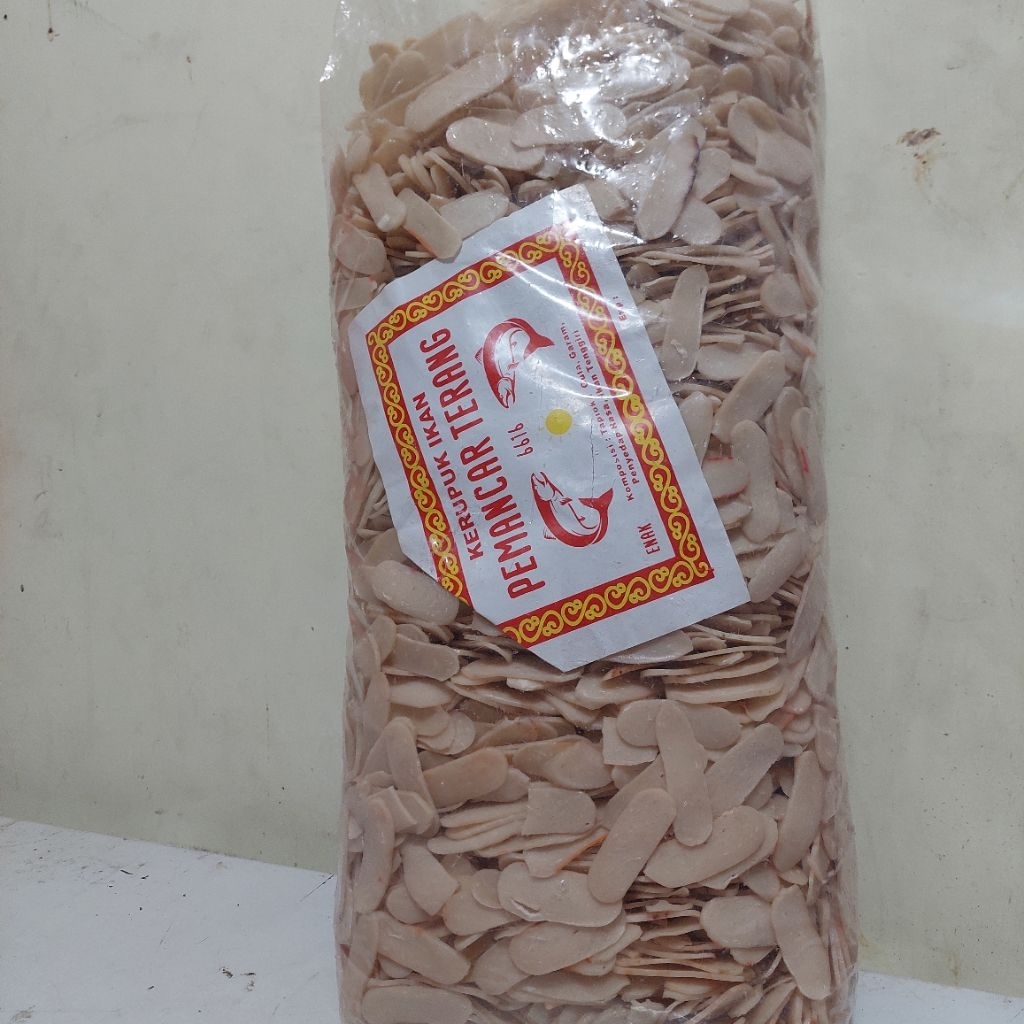 

krupuk ikan pemancar terang/ krupuk lidah/krupuk seblak