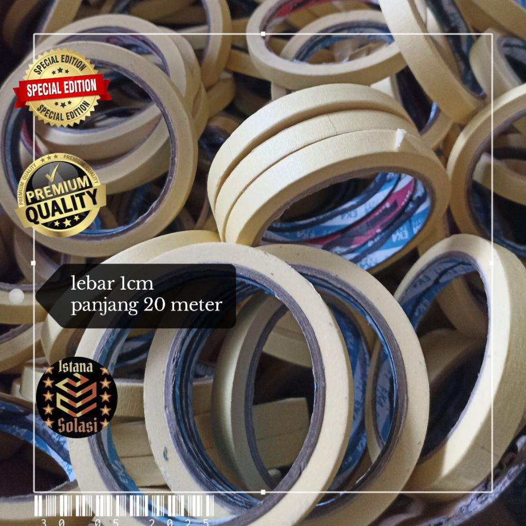 

masking tape solasi kertas high' temperature otomotive
