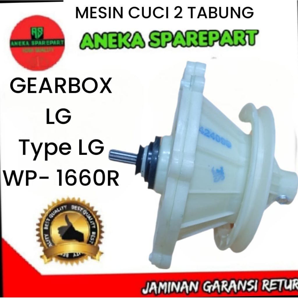 gearbox girbok mesin cuci lg 12 kg / 14 kg /16 kg 18kg p1800 RTM Original