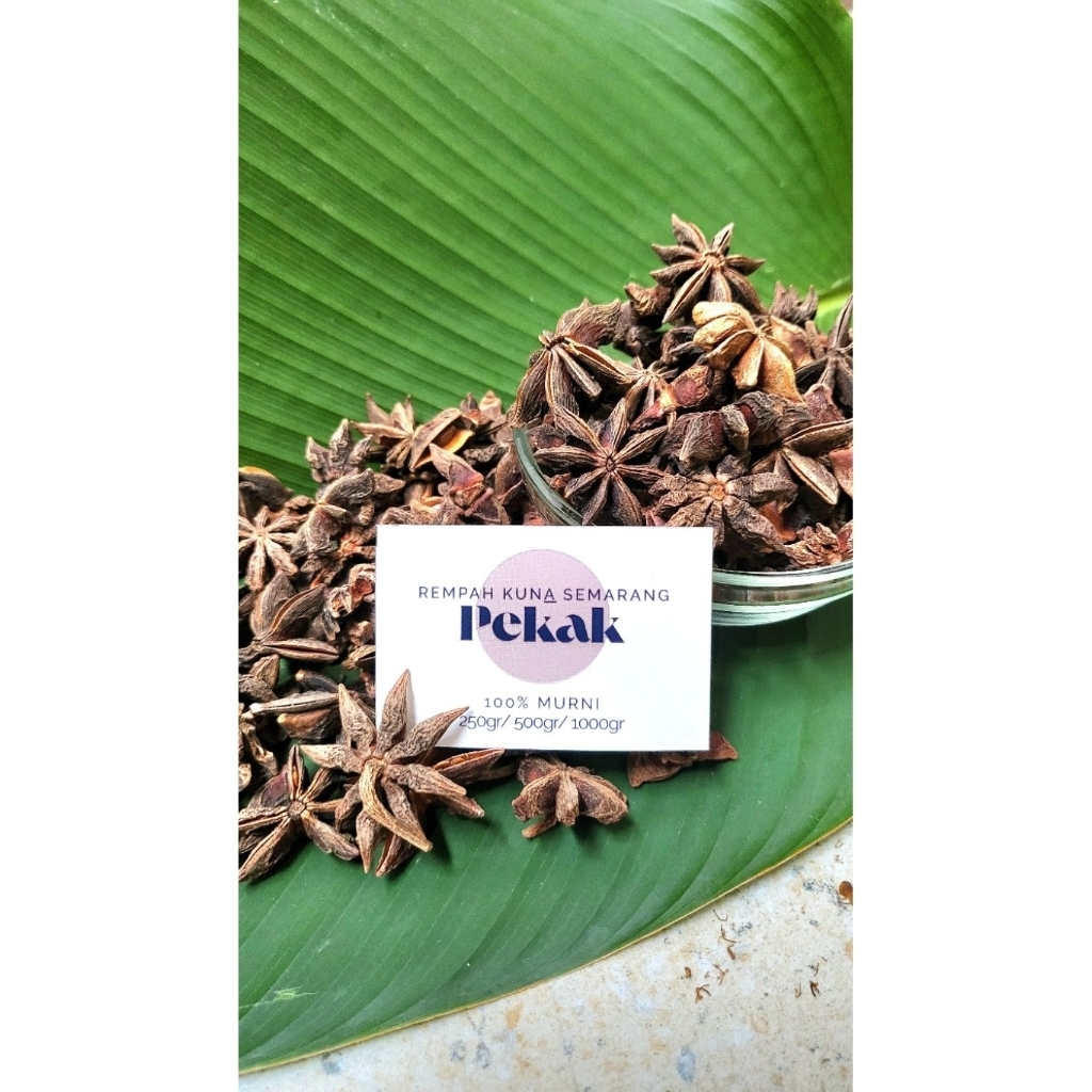 

Bunga Lawang Kering / Pekak kering / Pekak utuh 100gr