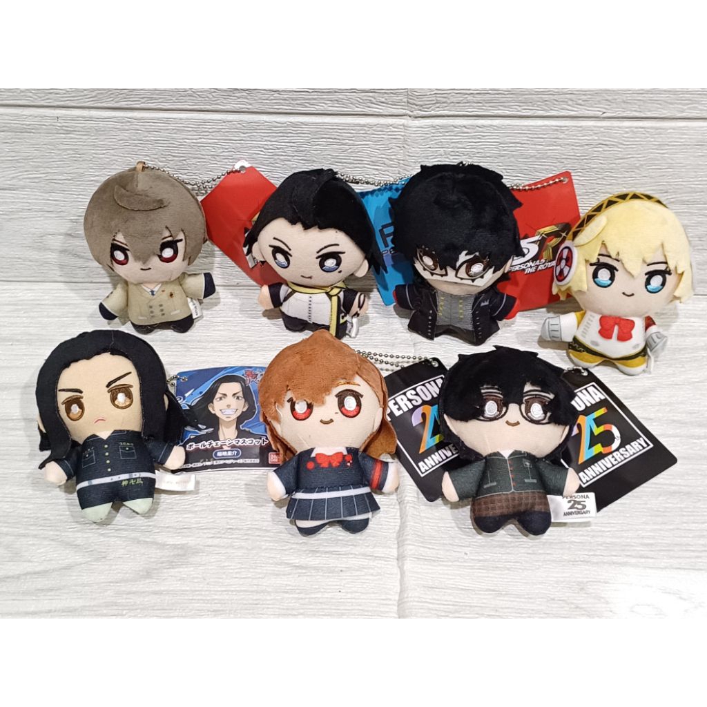 READY STOCK PERSONA PLUSH TOY JOKER AIGIS YOSUKE AYATOKI SHIOMI/PERSONA 25 TH ANNIVERSARY//GANTUNGAN